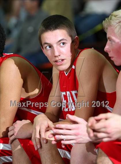 Thumbnail 3 in Mater Dei vs. St. John Bosco photogallery.