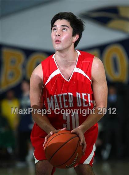 Thumbnail 1 in Mater Dei vs. St. John Bosco photogallery.