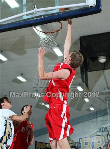 Thumbnail 3 in Mater Dei vs. St. John Bosco photogallery.