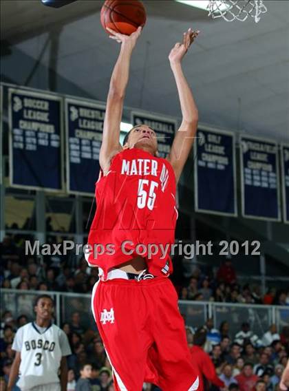 Thumbnail 1 in Mater Dei vs. St. John Bosco photogallery.