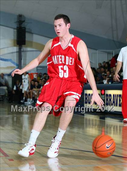 Thumbnail 2 in Mater Dei vs. St. John Bosco photogallery.