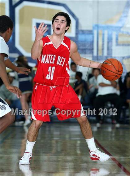 Thumbnail 1 in Mater Dei vs. St. John Bosco photogallery.