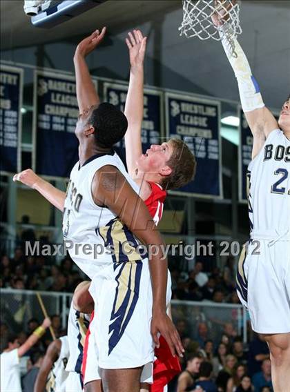 Thumbnail 1 in Mater Dei vs. St. John Bosco photogallery.