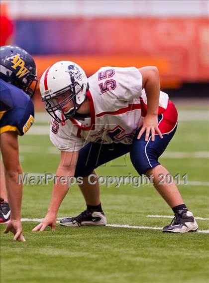 Thumbnail 3 in Pulaski vs. Altmar-Parish-Williamstown (Syracuse Kickoff Classic) photogallery.