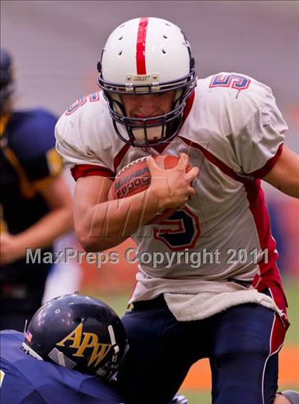 Thumbnail 2 in Pulaski vs. Altmar-Parish-Williamstown (Syracuse Kickoff Classic) photogallery.