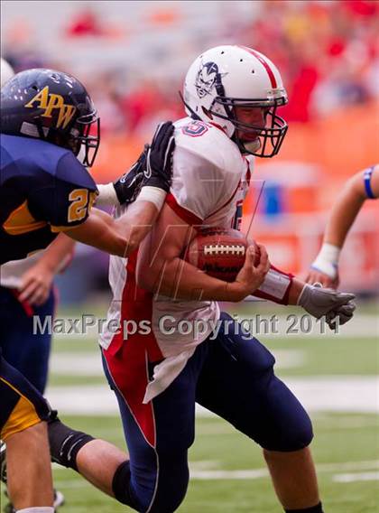 Thumbnail 1 in Pulaski vs. Altmar-Parish-Williamstown (Syracuse Kickoff Classic) photogallery.