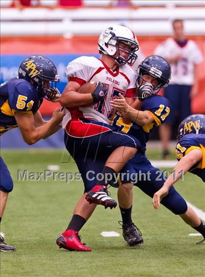 Thumbnail 3 in Pulaski vs. Altmar-Parish-Williamstown (Syracuse Kickoff Classic) photogallery.