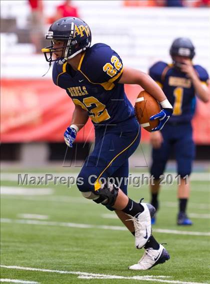 Thumbnail 3 in Pulaski vs. Altmar-Parish-Williamstown (Syracuse Kickoff Classic) photogallery.