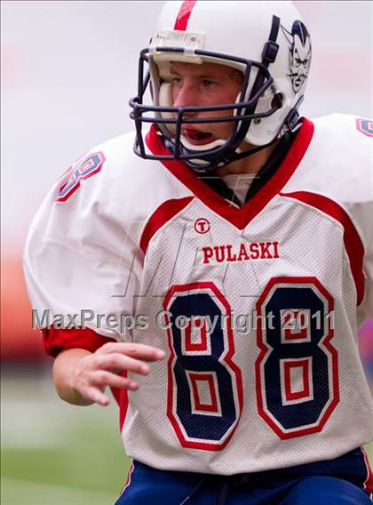 Thumbnail 2 in Pulaski vs. Altmar-Parish-Williamstown (Syracuse Kickoff Classic) photogallery.