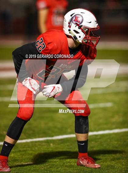 Thumbnail 2 in Foothill @ Ripon (CIF SJS D5 Playoff) photogallery.