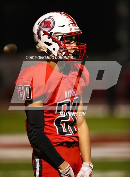 Thumbnail 1 in Foothill @ Ripon (CIF SJS D5 Playoff) photogallery.
