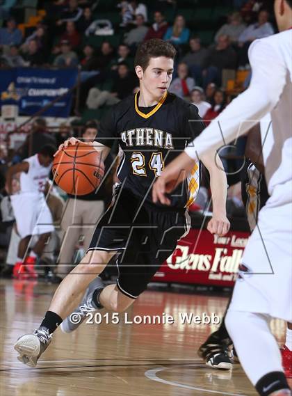 Thumbnail 2 in Greece Athena vs Valley Stream South (NYSPHSAA Class A Semifinal) photogallery.