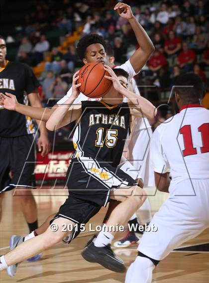 Thumbnail 2 in Greece Athena vs Valley Stream South (NYSPHSAA Class A Semifinal) photogallery.