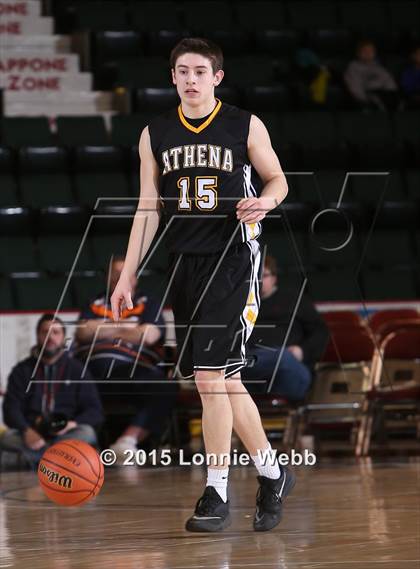 Thumbnail 3 in Greece Athena vs Valley Stream South (NYSPHSAA Class A Semifinal) photogallery.