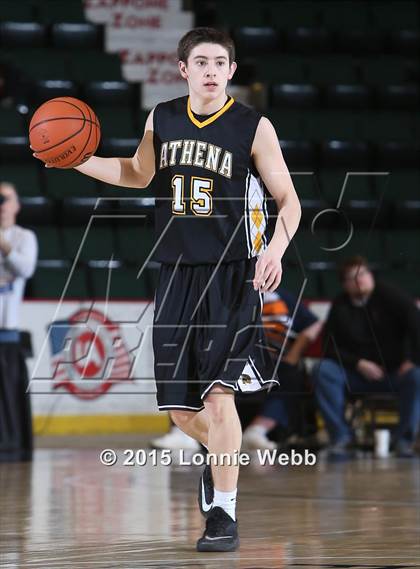 Thumbnail 3 in Greece Athena vs Valley Stream South (NYSPHSAA Class A Semifinal) photogallery.