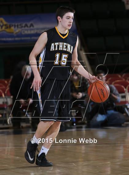 Thumbnail 2 in Greece Athena vs Valley Stream South (NYSPHSAA Class A Semifinal) photogallery.