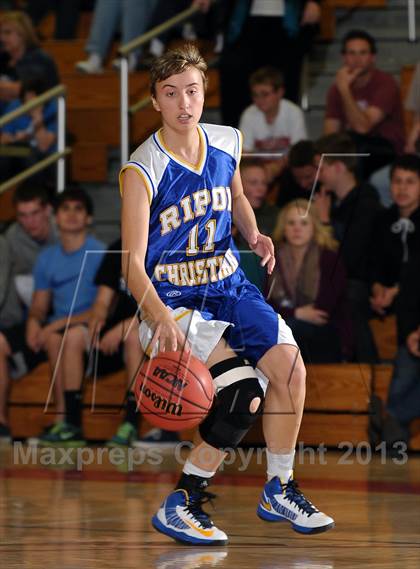 Thumbnail 3 in Ripon Christian vs. Brookside Christian (CIF SJS D5 Playoffs) photogallery.