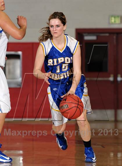 Thumbnail 3 in Ripon Christian vs. Brookside Christian (CIF SJS D5 Playoffs) photogallery.