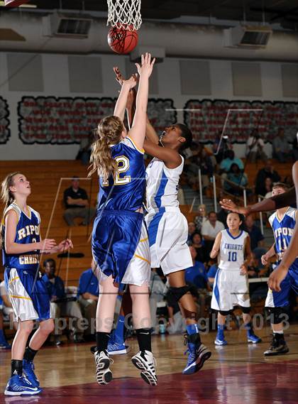 Thumbnail 3 in Ripon Christian vs. Brookside Christian (CIF SJS D5 Playoffs) photogallery.