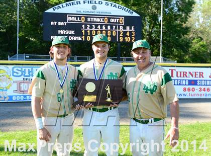 Thumbnail 1 in Masuk vs. Notre Dame, WH (CIAC Class L Final) photogallery.