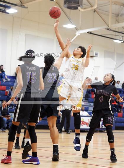 Thumbnail 1 in North Raleigh Christian Academy vs. Holly Springs (Jordan Falcons MLK Classic) photogallery.
