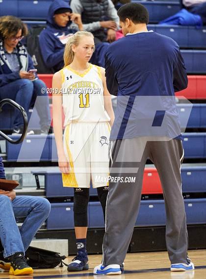 Thumbnail 3 in North Raleigh Christian Academy vs. Holly Springs (Jordan Falcons MLK Classic) photogallery.