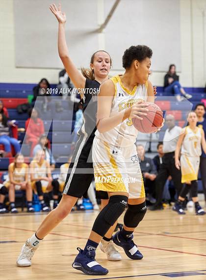 Thumbnail 3 in North Raleigh Christian Academy vs. Holly Springs (Jordan Falcons MLK Classic) photogallery.