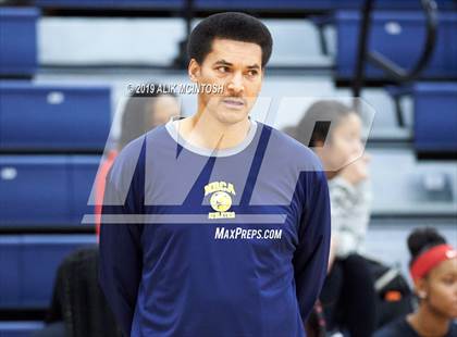 Thumbnail 3 in North Raleigh Christian Academy vs. Holly Springs (Jordan Falcons MLK Classic) photogallery.