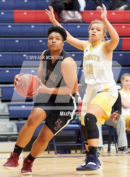 Thumbnail 3 in North Raleigh Christian Academy vs. Holly Springs (Jordan Falcons MLK Classic) photogallery.