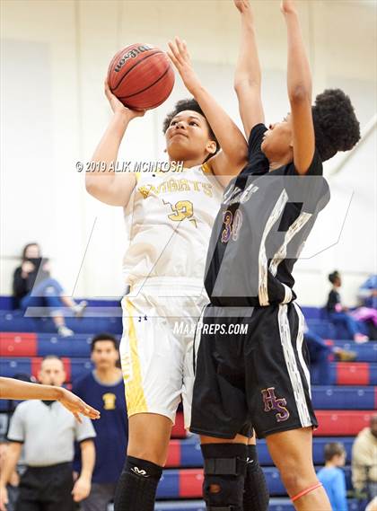 Thumbnail 2 in North Raleigh Christian Academy vs. Holly Springs (Jordan Falcons MLK Classic) photogallery.
