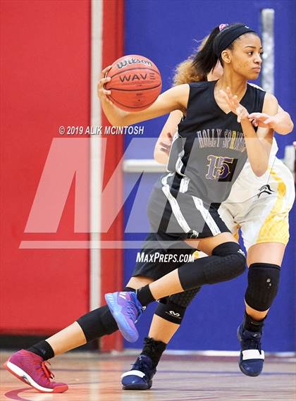 Thumbnail 2 in North Raleigh Christian Academy vs. Holly Springs (Jordan Falcons MLK Classic) photogallery.