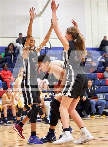Thumbnail 2 in North Raleigh Christian Academy vs. Holly Springs (Jordan Falcons MLK Classic) photogallery.