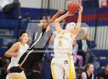 Thumbnail 3 in North Raleigh Christian Academy vs. Holly Springs (Jordan Falcons MLK Classic) photogallery.