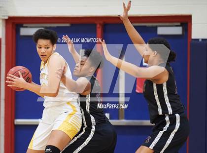 Thumbnail 1 in North Raleigh Christian Academy vs. Holly Springs (Jordan Falcons MLK Classic) photogallery.