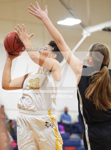 Thumbnail 1 in North Raleigh Christian Academy vs. Holly Springs (Jordan Falcons MLK Classic) photogallery.