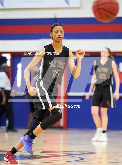 Thumbnail 2 in North Raleigh Christian Academy vs. Holly Springs (Jordan Falcons MLK Classic) photogallery.
