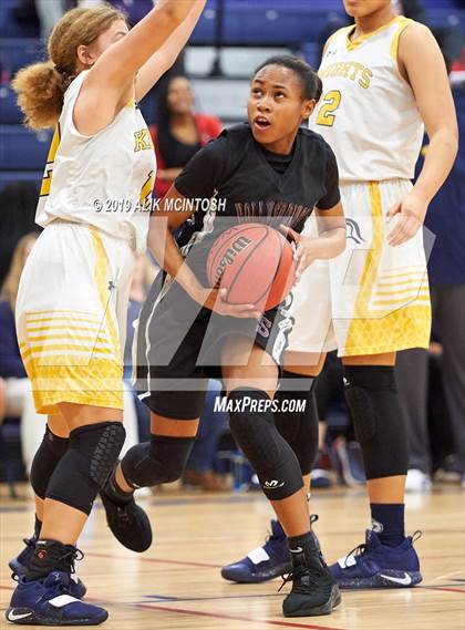 Thumbnail 2 in North Raleigh Christian Academy vs. Holly Springs (Jordan Falcons MLK Classic) photogallery.