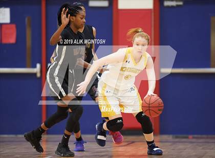 Thumbnail 2 in North Raleigh Christian Academy vs. Holly Springs (Jordan Falcons MLK Classic) photogallery.