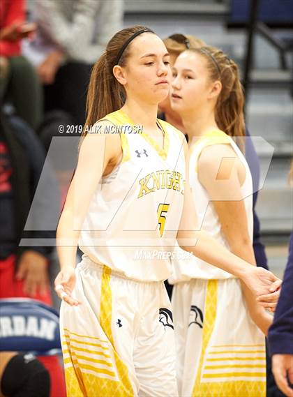 Thumbnail 1 in North Raleigh Christian Academy vs. Holly Springs (Jordan Falcons MLK Classic) photogallery.