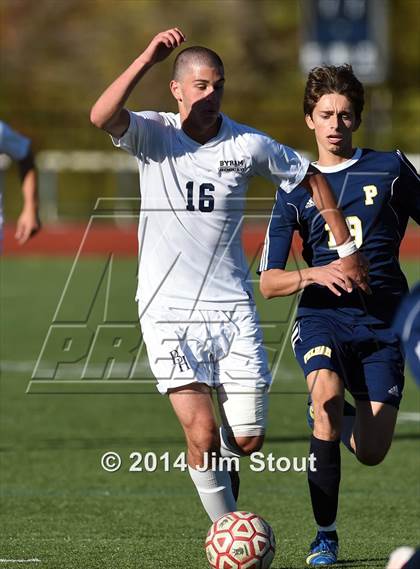 Thumbnail 3 in Pelham @ Byram Hills (Section 1 Class A Quarterfinal) photogallery.