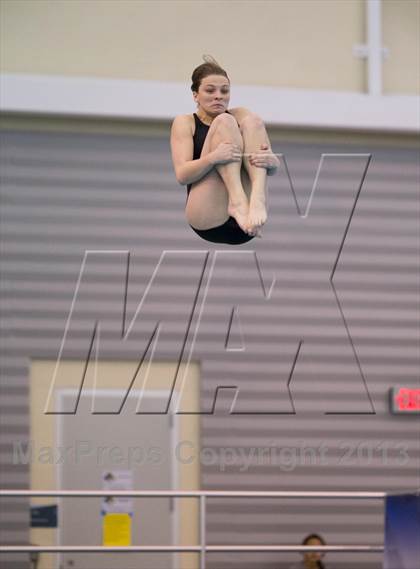 Thumbnail 2 in NYSPHSAA Girls Diving Final photogallery.