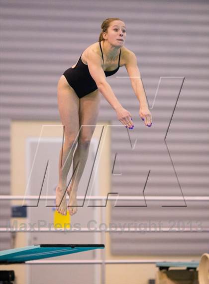 Thumbnail 3 in NYSPHSAA Girls Diving Final photogallery.