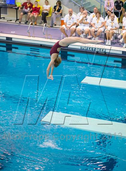 Thumbnail 1 in NYSPHSAA Girls Diving Final photogallery.