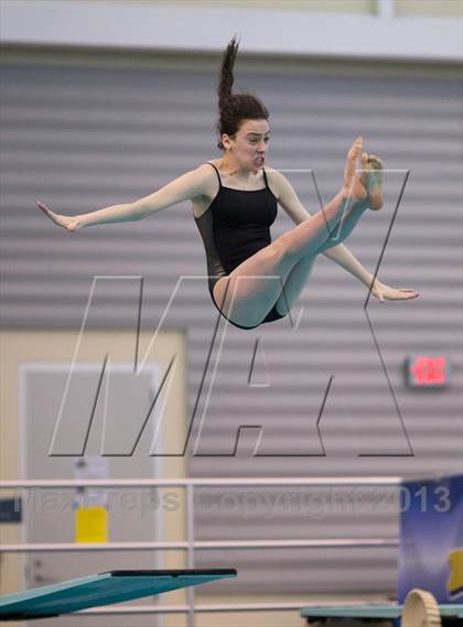 Thumbnail 1 in NYSPHSAA Girls Diving Final photogallery.