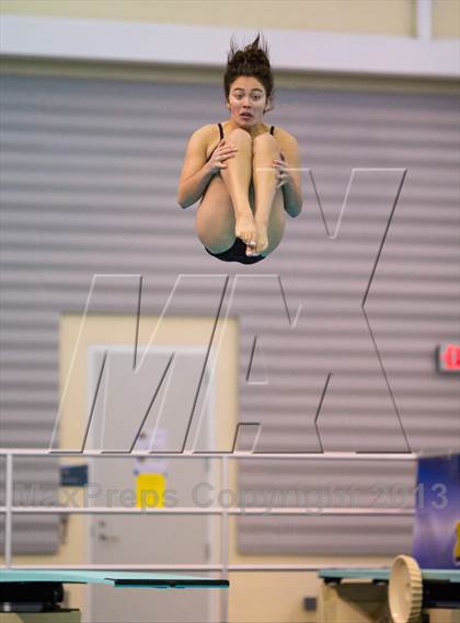 Thumbnail 2 in NYSPHSAA Girls Diving Final photogallery.