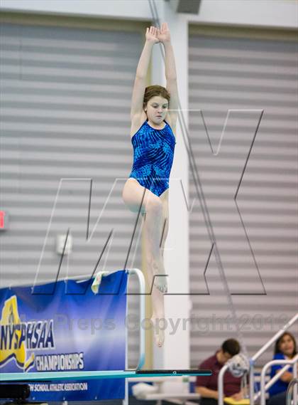 Thumbnail 3 in NYSPHSAA Girls Diving Final photogallery.
