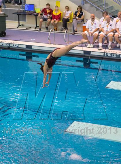 Thumbnail 2 in NYSPHSAA Girls Diving Final photogallery.