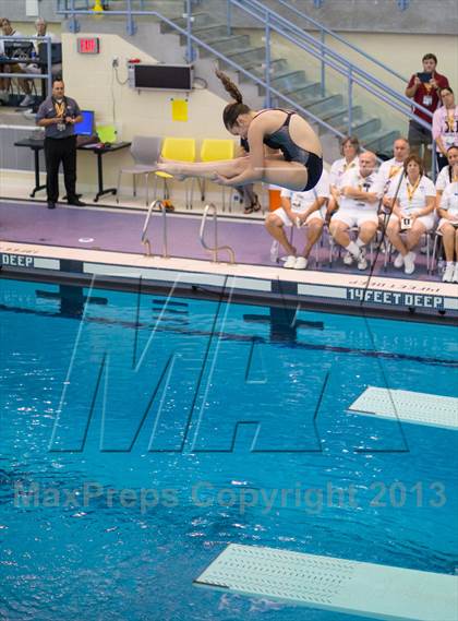 Thumbnail 1 in NYSPHSAA Girls Diving Final photogallery.