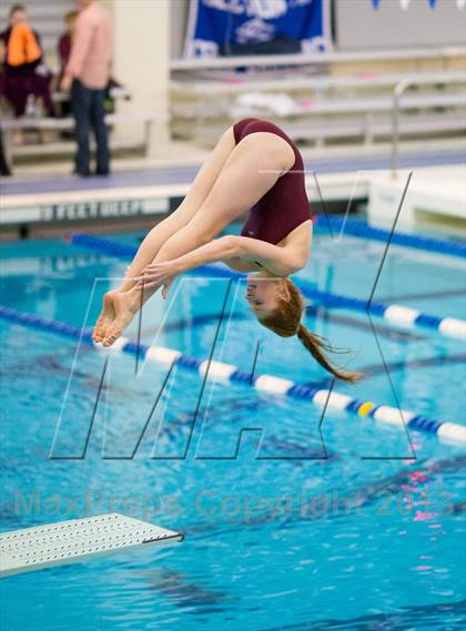 Thumbnail 1 in NYSPHSAA Girls Diving Final photogallery.