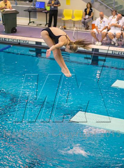 Thumbnail 3 in NYSPHSAA Girls Diving Final photogallery.